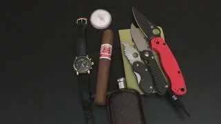 Chris Reeve CF Inkosi, Spyderco Paramilitary 2, Brous Blades Division, and the Cricket-Pocket Dump!