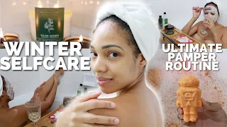 Ultimate Stress Relief Self Care Day | Winter Spa Pamper Routine (self care sunday)