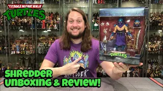 Shredder Teenage Mutant Ninja Turtles Super 7 Ultimate Edition Unboxing & Review!