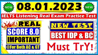 IELTS LISTENING PRACTICE TEST 2024 WITH ANSWERS | 08.01.2024