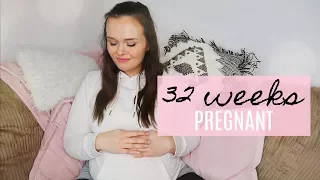 32 WEEKS PREGNANT - SYMPTOMS, 32 WEEK BUMP & A MINI BABY HAUL - PREGNANCY UPDATE