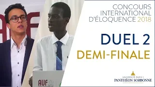 Concours international d'éloquence 2018 - Demi-finale - Duel 2