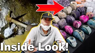 How Crystals Go From The Mines To The Stores - Inside Look!