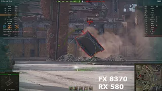 FX 8370 на 5 Ghz + RX 580 | FPS в World of Tanks