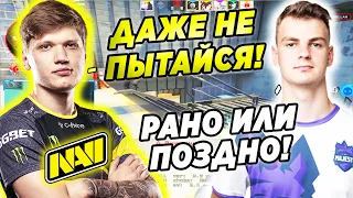 СИМПЛА ПЫТАЮТСЯ ВЗЯТЬ НА НОЖ! S1MPLE VS WORO2K ON FPL (CS:GO)