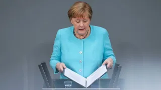 Merkels vermutlich letzte Rede im Bundestag