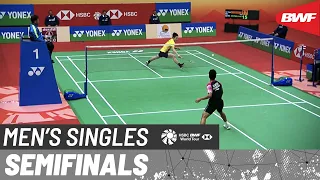 YONEX SUNRISE India Open 2023 | Kunlavut Vitidsarn (THA) [8] vs. Anthony Sinisuka Ginting (INA) [6]