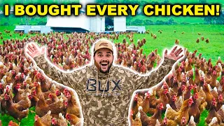 I Bought EVERY CHICKEN at the ANIMAL AUCTION!!! (They Were Pissed)