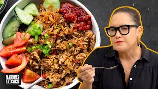 How to make Indonesian Beef Nasi Goreng at home | #cookwithme #athome | Marion's Kitchen