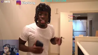 Silky Reacts To Kai Cenat EXTREME DING DONG DITCH IN THE AMP HOUSE AT 3AM