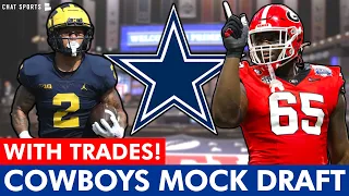 NFL Mock Draft WITH TRADES: Dallas Cowboys 7-Round Draft For The 2024 NFL Draft