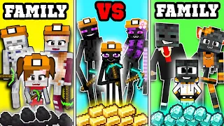 Family VS Family Rich And Poor Mining Challenge!