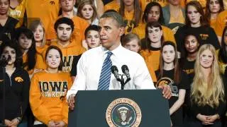 President Obama speaks at the University of Iowa - April 25, 2012