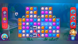 фишдом 2023  #  11197 уровень - прохождение без бустеров # Fishdom,   11197  level - no Boosters.