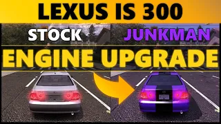 0 to 100 after Engine Upgrades on Lexus IS 300, STOCK to JUNKMAN in NFS Most Wanted