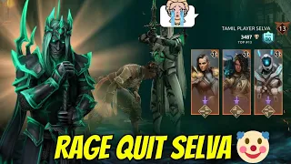 Rage Quit Selva 🤡 || Shadow Fight 4