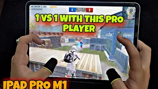 1 VS 1 TDM WITH RANDOM PRO PLAYER | IPAD PRO M1 HANDCAM | 4 FINGER CLAW | PUBG MOBILE