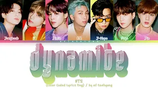 BTS (방탄소년단) - Dynamite (Color Coded Lyrics Eng)