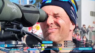 ❄️ Sprint Holmenkollen Hanna Öberg 2 & Anna Magnusson 3 🇸🇪💪 Biathlon world cup 22/23