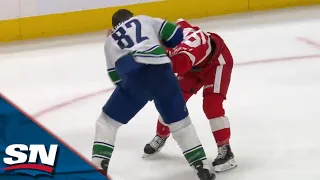 Ian Cole And Alex DeBrincat Drop The Gloves In A Spirited Scrap