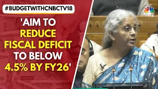 Budget 2024: Revised Estimate For FY24 Fiscal Deficit Is 5.8%, Announces FM Nirmala Sitharaman