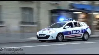 Voiture de la police nationale // Paris Police Car Responding