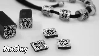 How to make a kaleidoscope cane - DIY necklace polymer clay tutorial