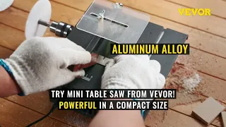 Traditional Table Saw VS. VEVOR Mini Table Saw