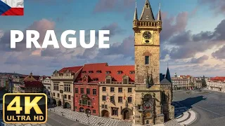 PRAGUE  4K  -  Scenic Relaxation Film With Calming Music