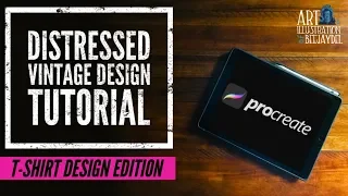 How to Create Distressed Designs in Procreate