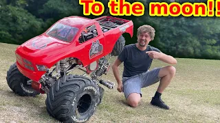 Biggest RC Car hits Biggest RAMP at 2 million subscribers