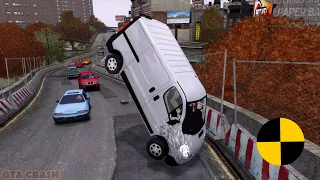 GTA 4 CRASH TESTING REAL CAR 84