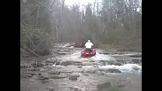 Guy Spots Strange Creature While Riding ATV in Creek - 1153663