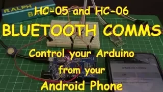 #36 Control your Arduino from your phone - HC06 Bluetooth module