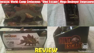Jurassic World: Camp Cretaceous "Dino Escape" Mega Destroyer Stegosaurus Review (13+)
