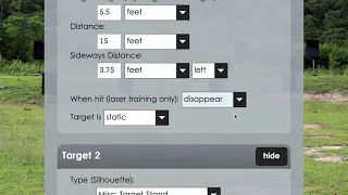 Update: New Option: Targets can disappear when hit, Laser Training at DryFireOnline.com