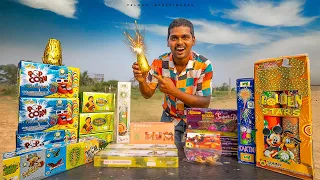 Crazy Diwali Crackers Testing 2023 🔥🔥 వింత  దీపావళి బాంబులు కాల్చాము...😲😲 Telugu Experiments