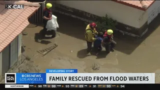 Palm Springs residents trapped in homes after flooding caused by tropical storm