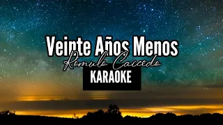 KARAOKE - Veinte Años Menos (Rómulo Caicedo)