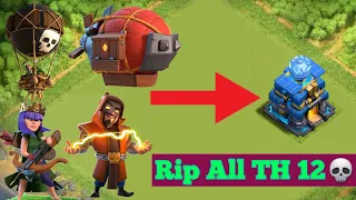 TH 12 Blizzard Lalo attack strategy 2024 ||Live war attack ||#coc #clashofclans #clash #cocgameplay