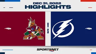 NHL Highlights | Coyotes vs. Lightning - December 31, 2022
