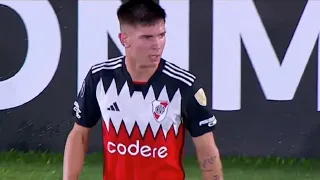 Franco Mastantuono Libertadores DEBUT vs Libertad (1 Gol) | First Goal on his Debut at 16 Year-Old