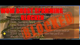 Wow Handelschat Boosting Blocken Guide BadBoy