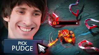 Dendi picked Pudge to survive in DPC 🤯