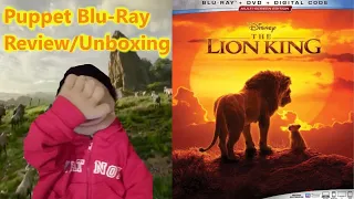 The Lion King 2019 Blu-Ray Review/Unboxing (Puppet Review)