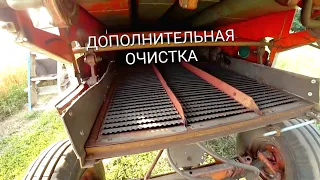 Нива СК-5 с дополнительным решетом на уборке пшеницы