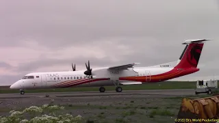 TAAG Angola Airlines De Havilland Canada Dash 8-Q400 C-GKXM Delivery Flight at CYYT