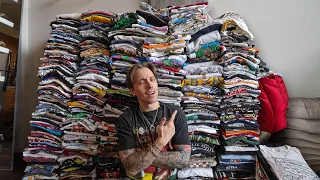 I Bought 500 Vintage T-Shirts For $30,000