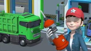 Strong Heavy Vehicles Episodes | Mechanic Hana Fixes Heavy Vehicles | Tayo Sing along show 1