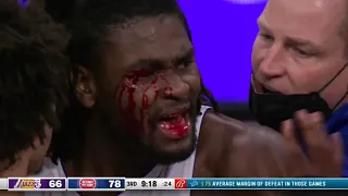Lebron James brawl quarrel fight played dirty against Isaiah Stewart [full scene 1080p]